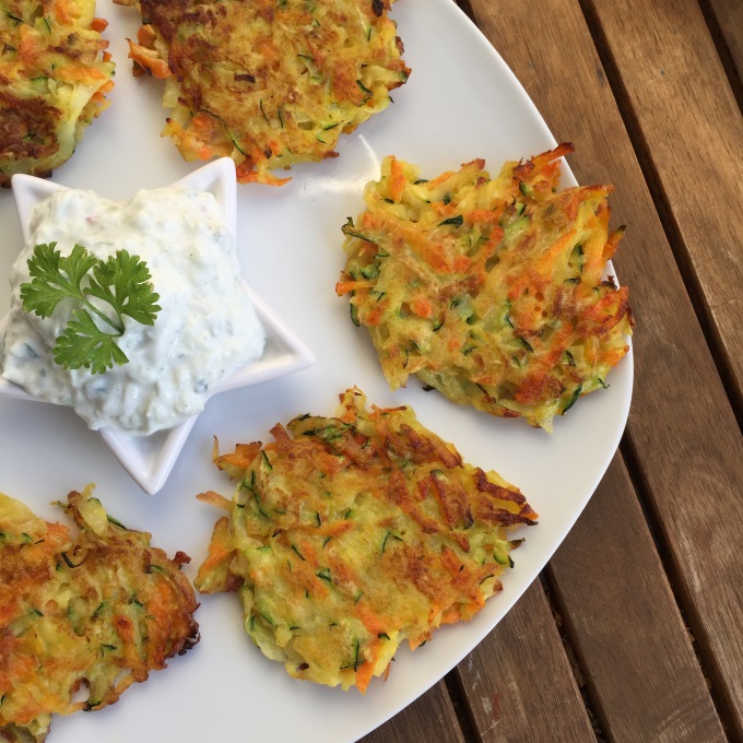 Kartoffel-Gemüse-Puffer - Kinder, kommt essen!