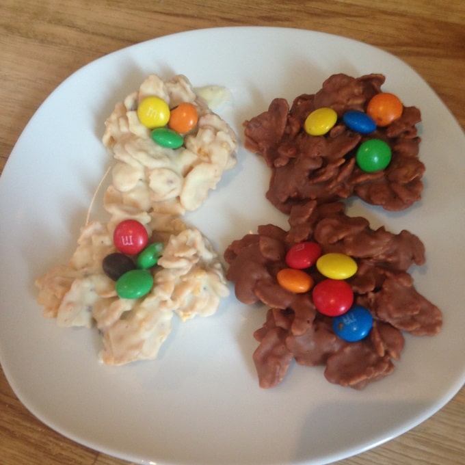 Schoko Crossie Nester - Kinder, kommt essen!