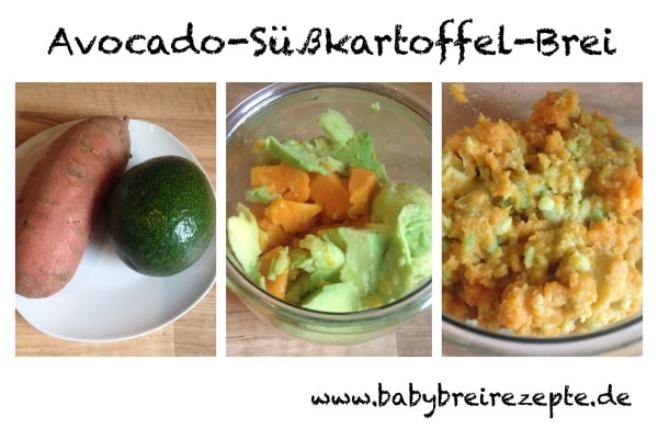 Süßkartoffel mit Avocado