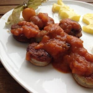 Currywurst süß-sauer