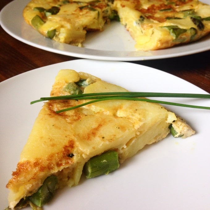 Spargel-Tortilla