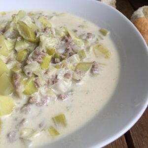 Lauch-Käse-Suppe