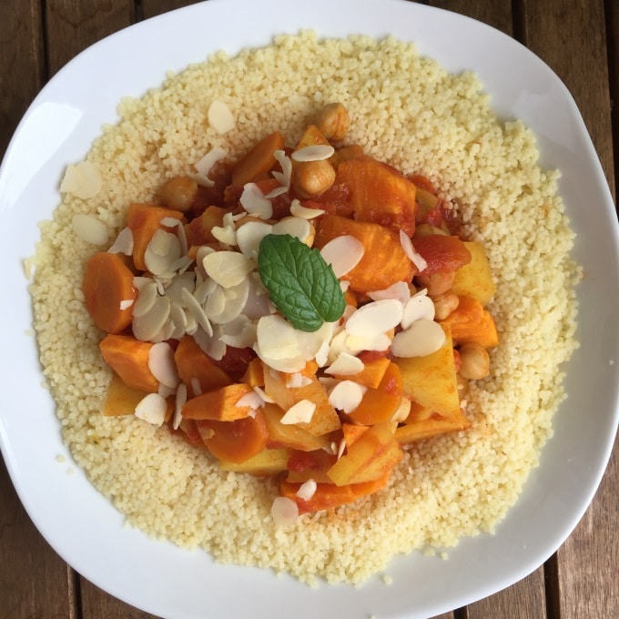 Andalusisches Safran-Gemüse mit Couscous - Kinder, kommt essen!