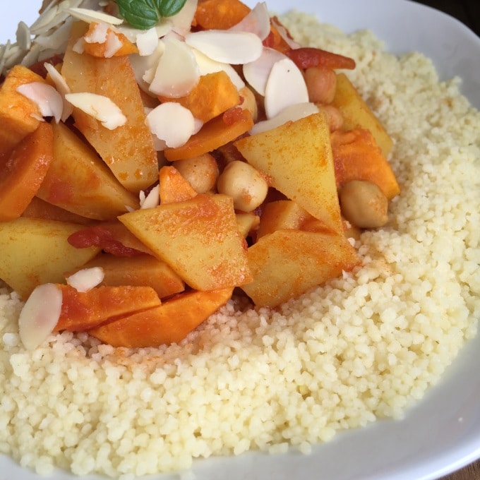 Andalusisches Safran-Gemüse mit Couscous - Kinder, kommt essen!