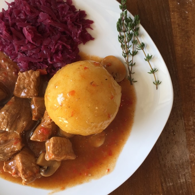 Gulasch Kartoffelklöße 3