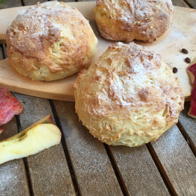 🍎 Apfel-Quark-Brötchen - schnelles Rezept
