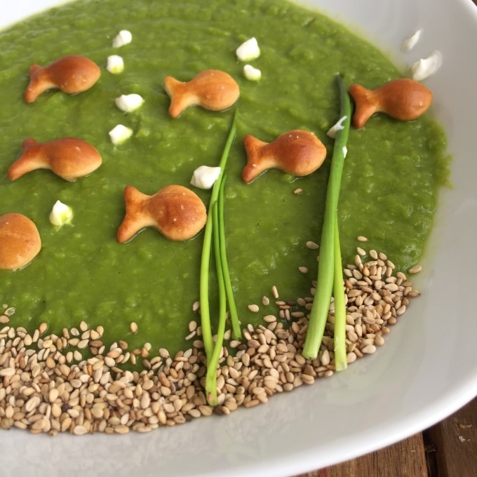 Erbsensuppe vegetarisch mit Joghurt (4)