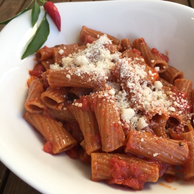 Penne all arrabbiata (2)