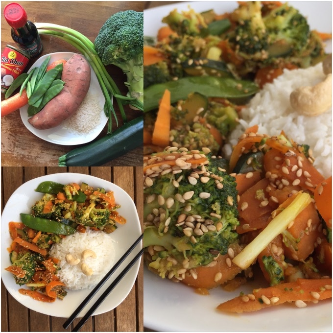 Sesam Gemüse Kokosreis Wok (7)