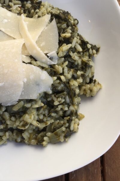 Grünkohl-Risotto