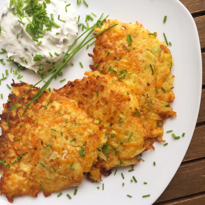 🥔 Kartoffel Gemüse Puffer -Einfaches Rezept für die Familie