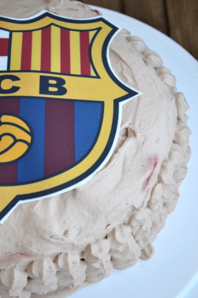 Schokosahnetorte Barcelona Fussball (3)