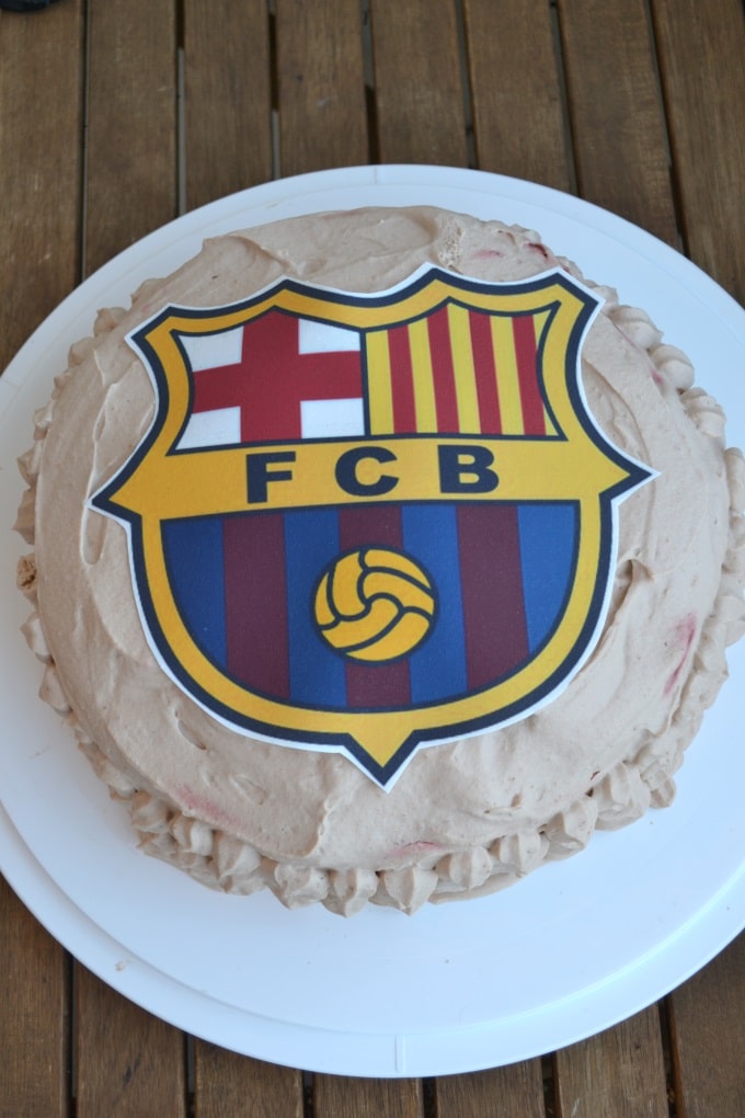 Schokosahnetorte Barcelona Fussball (4)