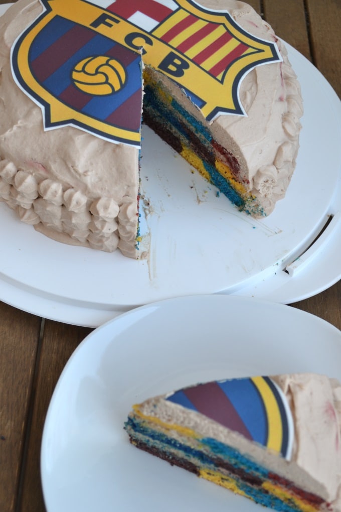 Schokosahnetorte Barcelona Fussball (6)