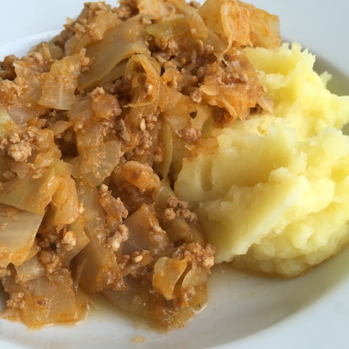 Weißkohl Hackfleisch Pfanne (3)