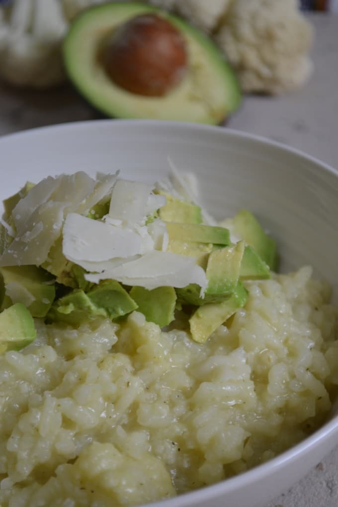 Blumenkohlrisotto mit Avocado (5)