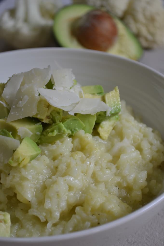 Blumenkohlrisotto mit Avocado (6)