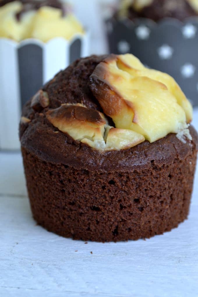 Double Chocolate Cheesecake Muffins (4)