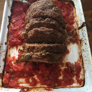 Hackbraten italienisch Polenta (1)