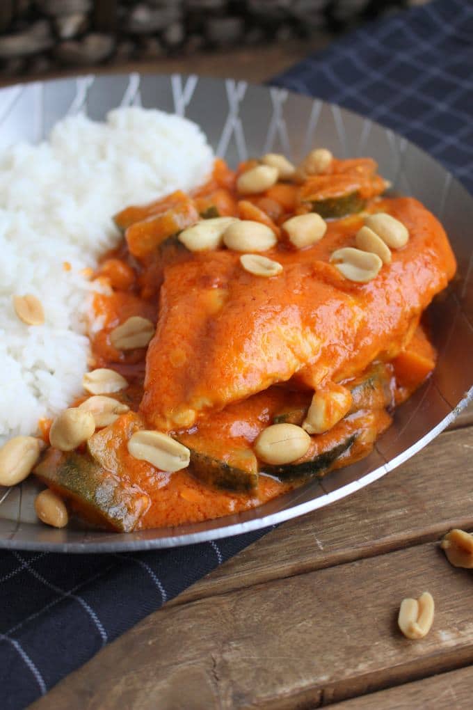 Erdnuss-Hähnchen-Pfanne - Kinder, kommt essen!