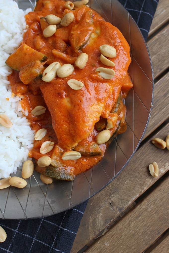 Erdnuss-Hähnchen-Pfanne - Kinder, kommt essen!