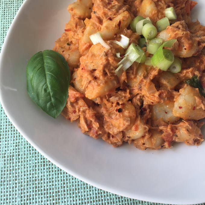 Gnocchi Tomaten Thunfisch Soße (3)