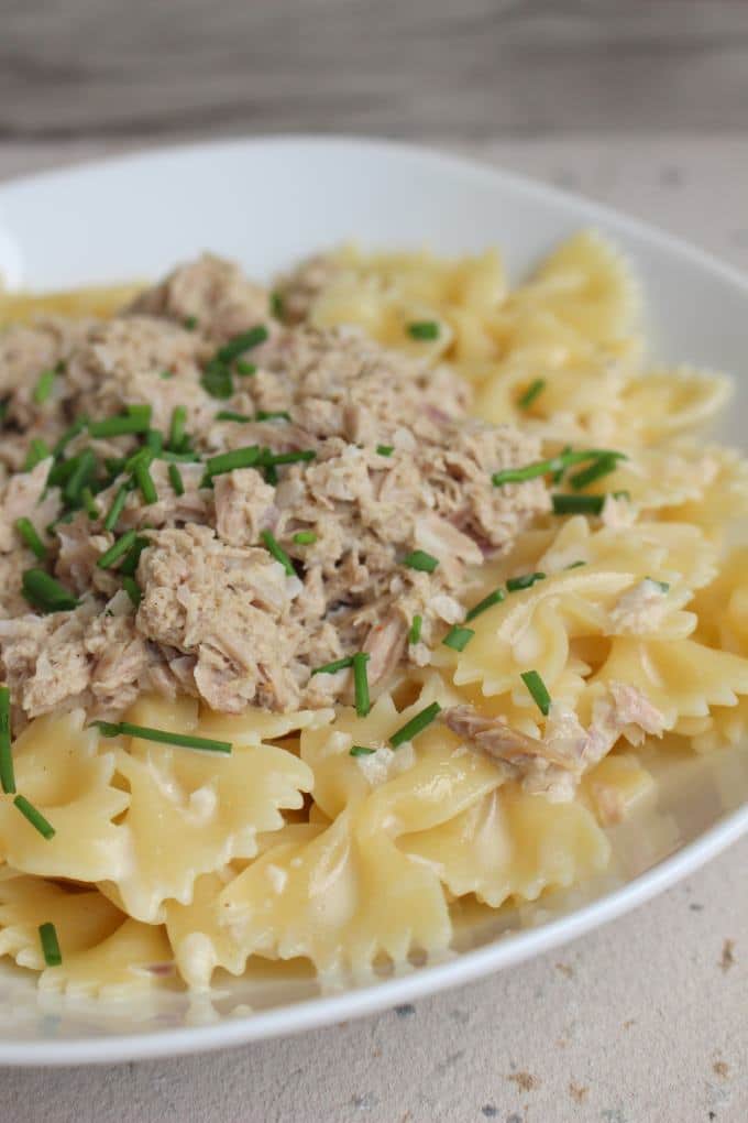 Pasta mit Thunfisch-Sahne-Soße - Kinder, kommt essen!