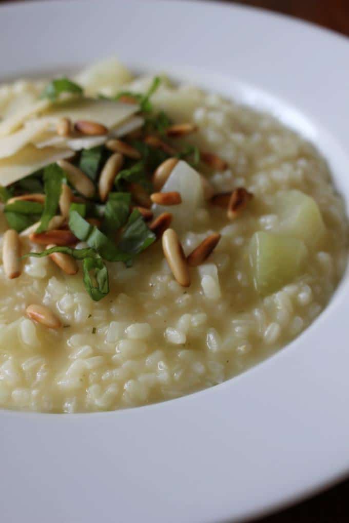 Kohlrabi-Risotto