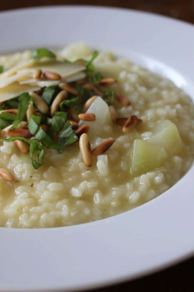 Kohlrabi-Risotto