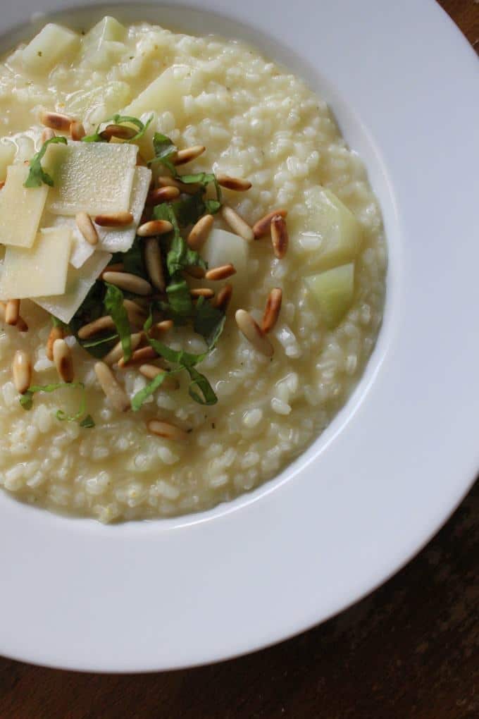 Kohlrabi-Risotto