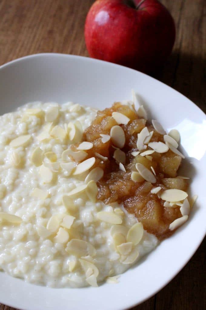 Milchreis mit Bratapfel-Kompott