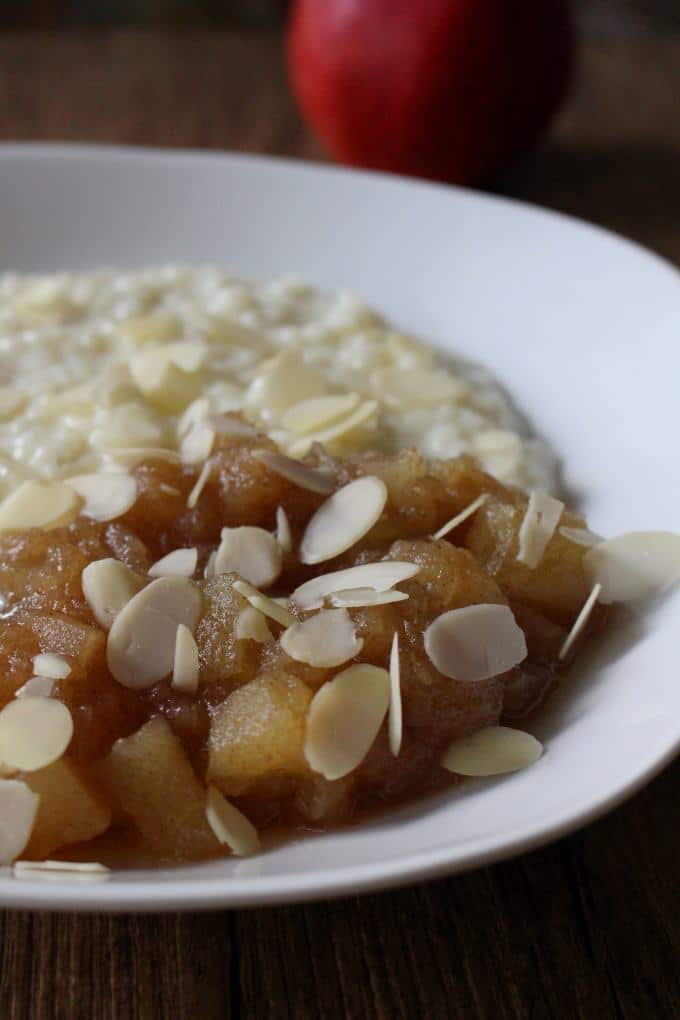 Milchreis mit Bratapfel-Kompott