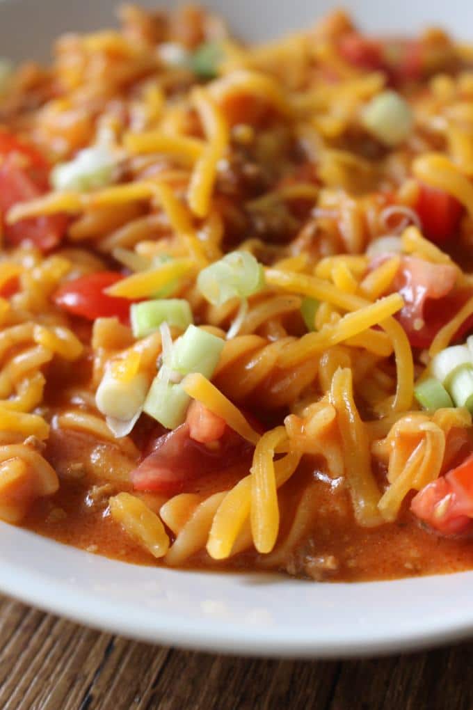 One-Pot-Cheeseburger-Pasta