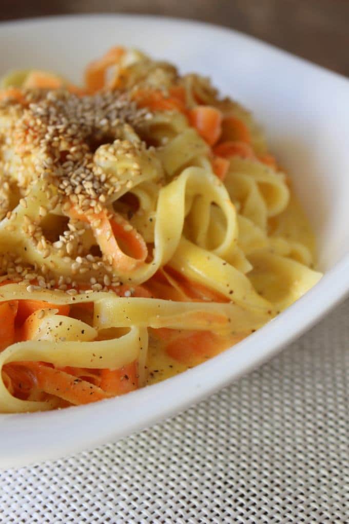 Pasta mit karamellisierten Möhren - Kinder, kommt essen!