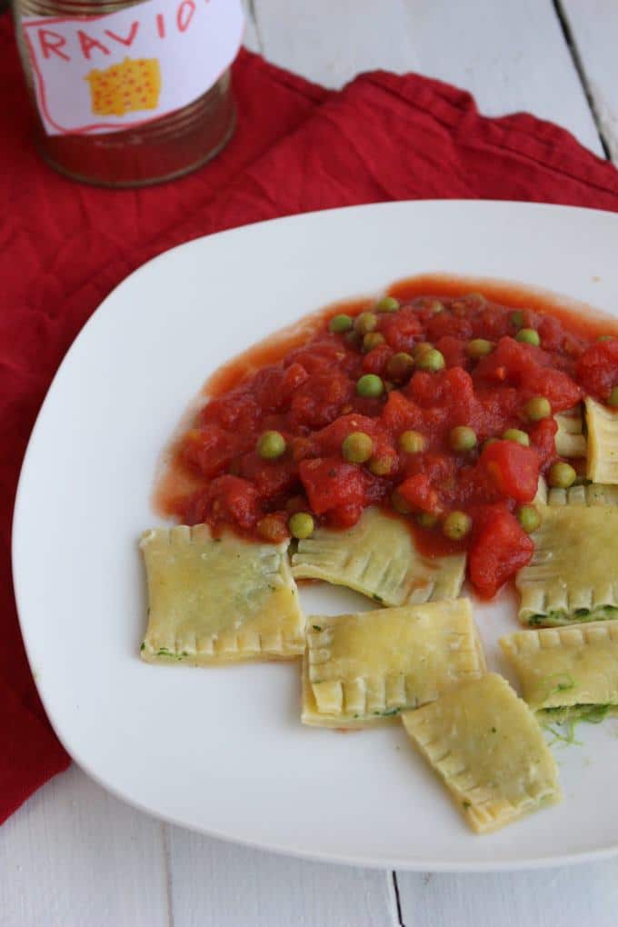 Ravioli mit Spinat-Frischkäse-Füllung - Kinder, kommt essen!