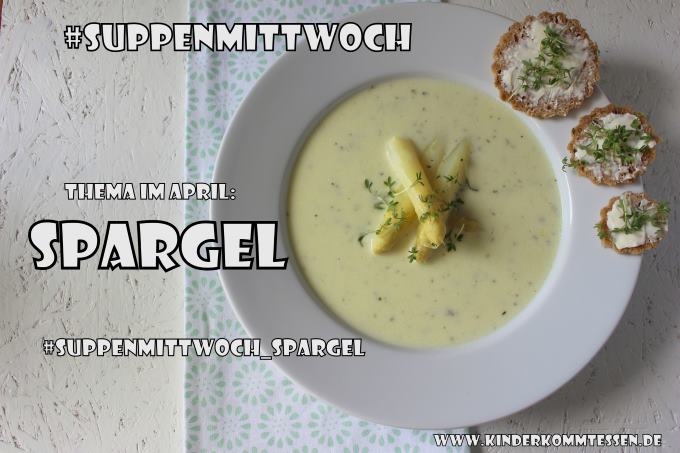 Spargelsuppe mit Frischkäse (Suppenmittwoch im April)