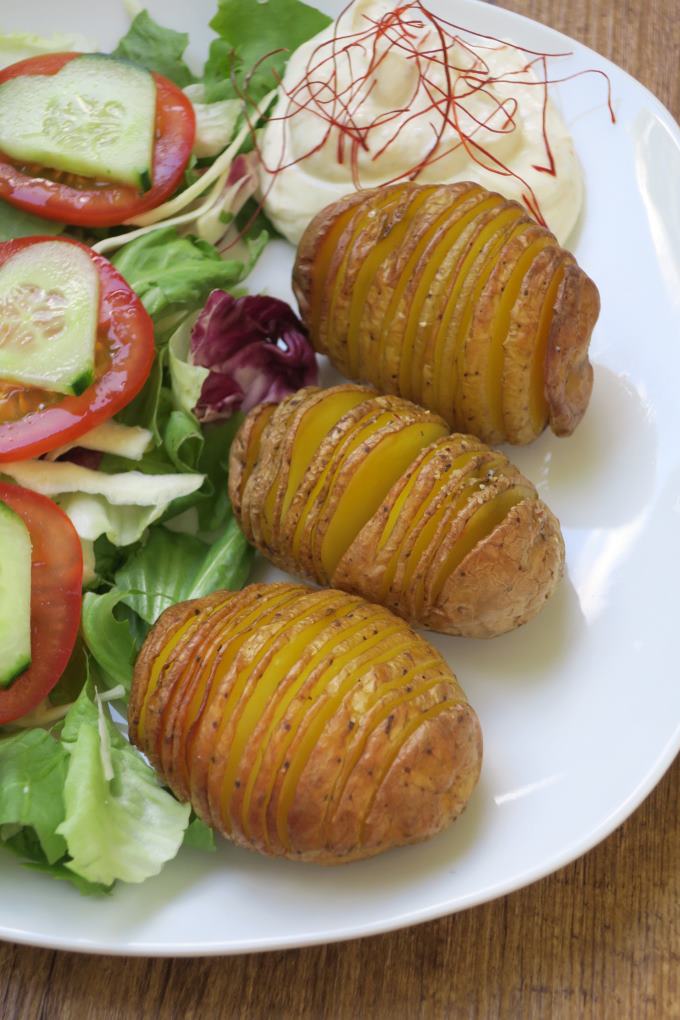 Hasselback-Kartoffeln