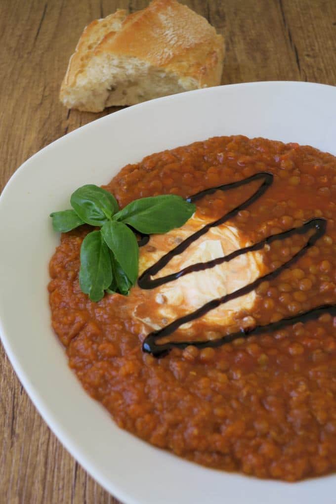 Linsen-Tomaten-Suppe - Kinder, kommt essen!