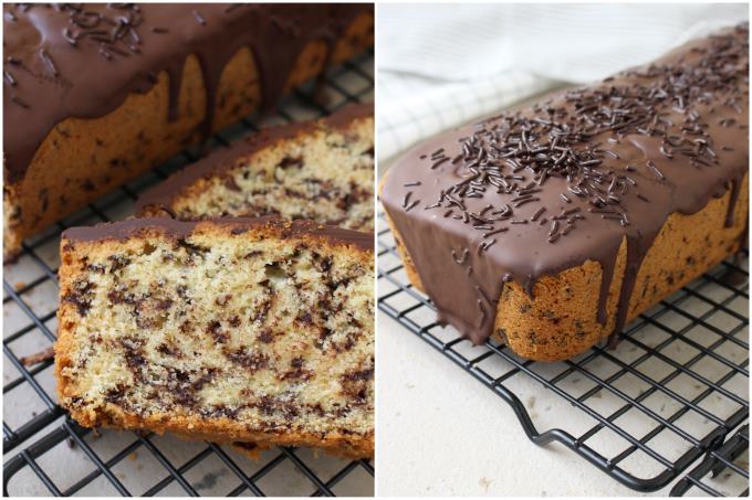 Kastenkuchen mit Schokoladenstreuseln