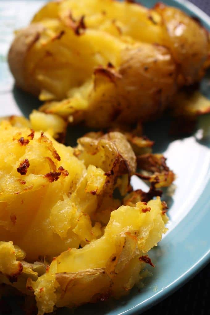 Smashed Potatoes mit Quark