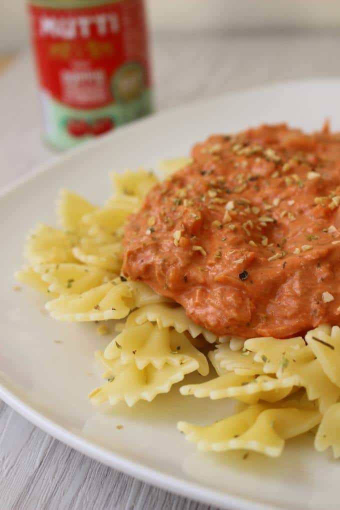 Pasta mit Thunfisch-Mascarpone-Soße