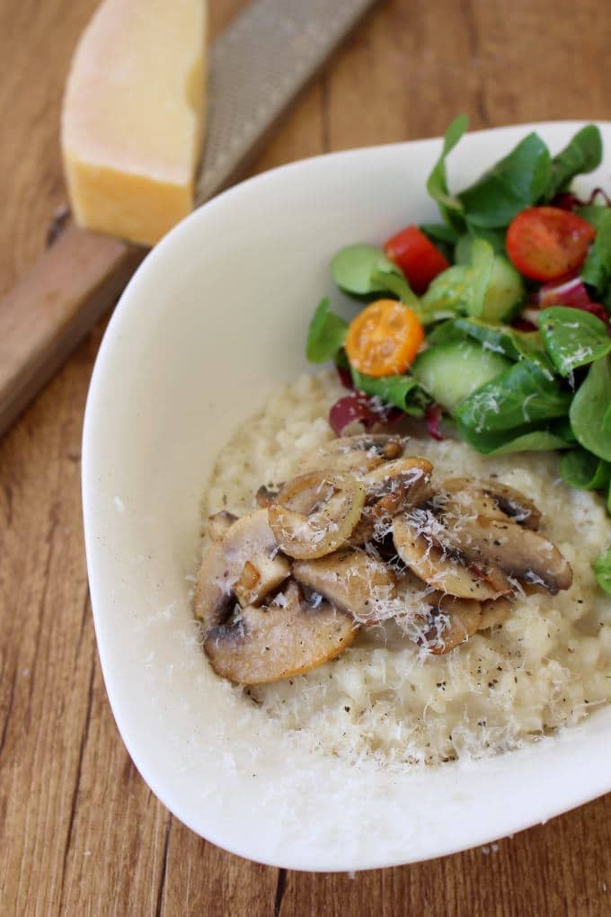 Pilz-Risotto - Kinder, kommt essen!