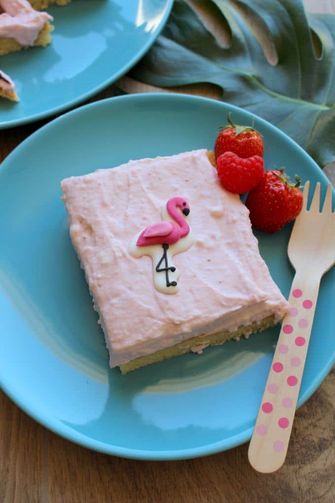 Rezept für einen Fantakuchen mit Erdbeer-Himbeer-Creme