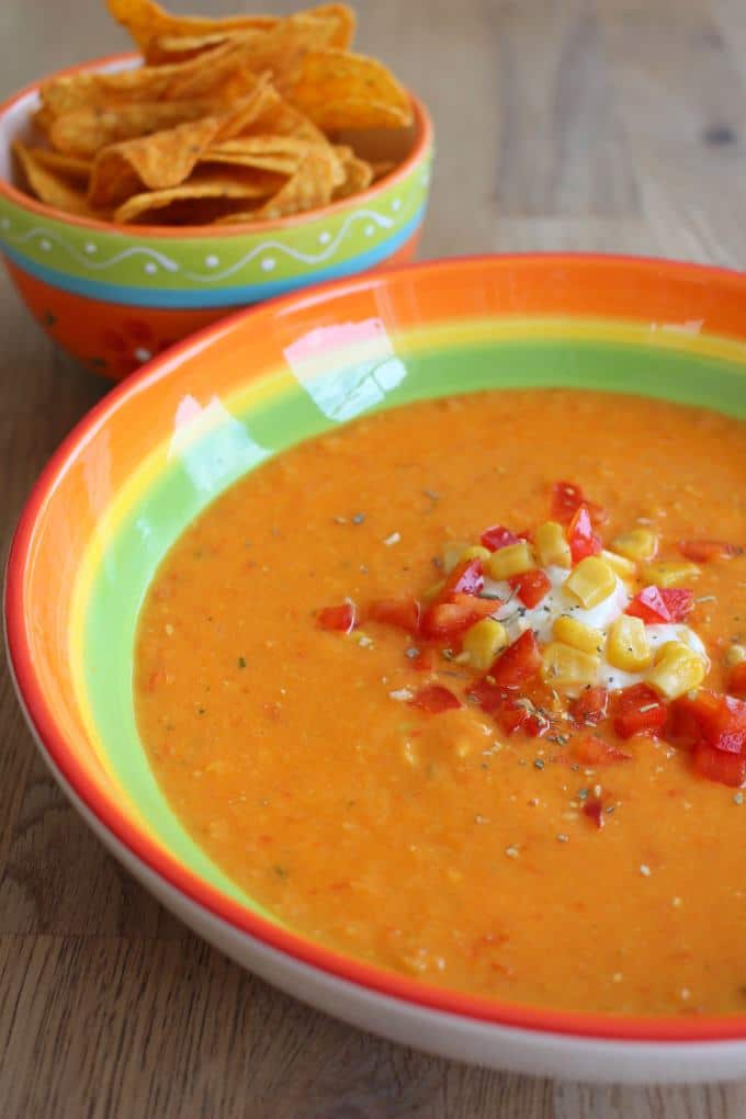 Mais Paprika Suppe Finessen 2 2014 - Rezepte Suchen