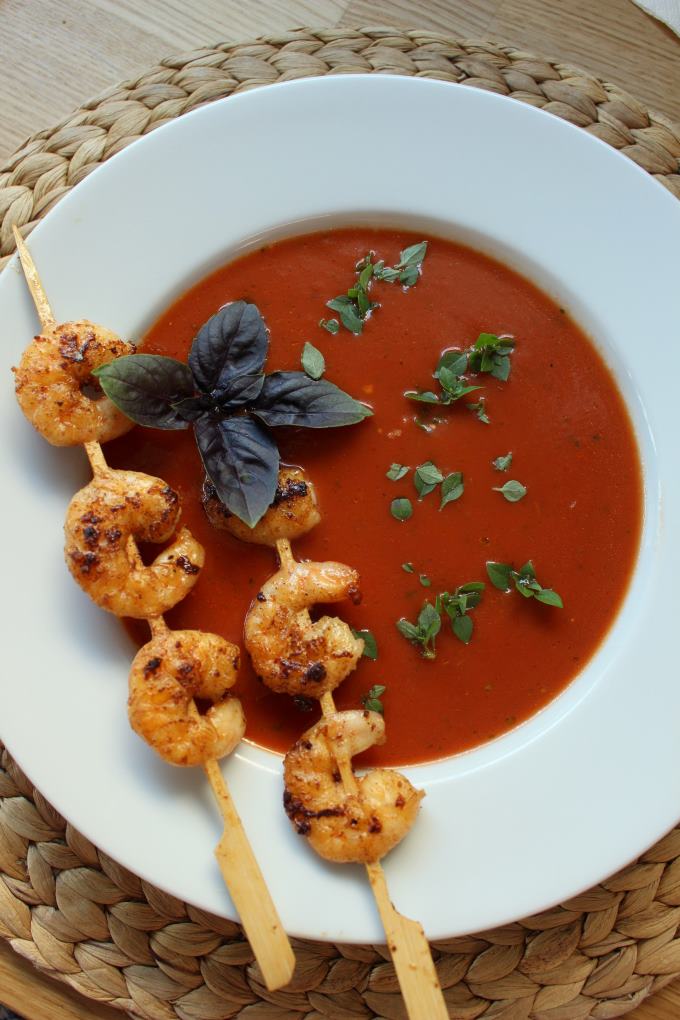 Tomaten-Kokos-Suppe