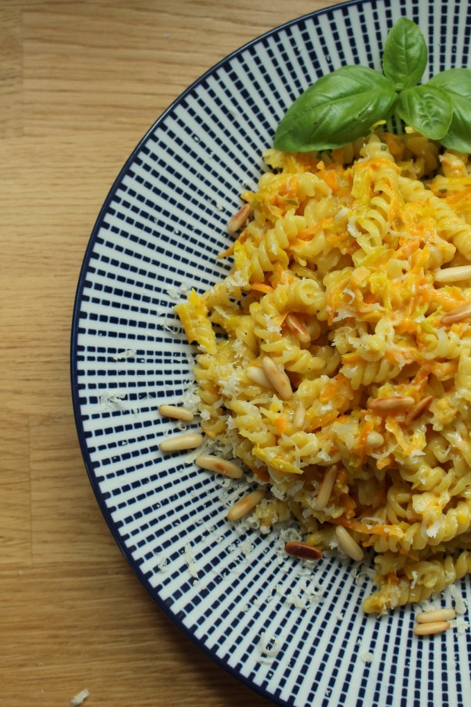 One-Pot-Kürbis-Möhren-Pasta