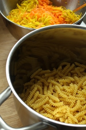 One-Pot-Kürbis-Möhren-Pasta