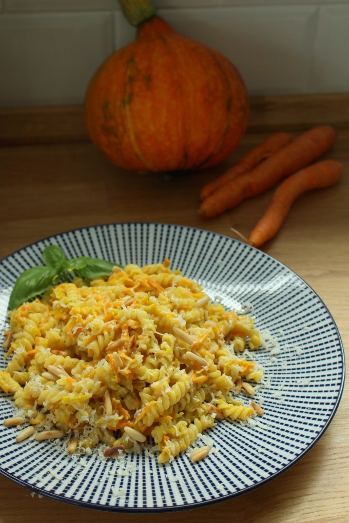 One-Pot-Kürbis-Möhren-Pasta