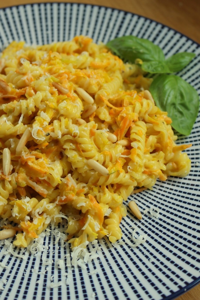 One-Pot-Kürbis-Möhren-Pasta