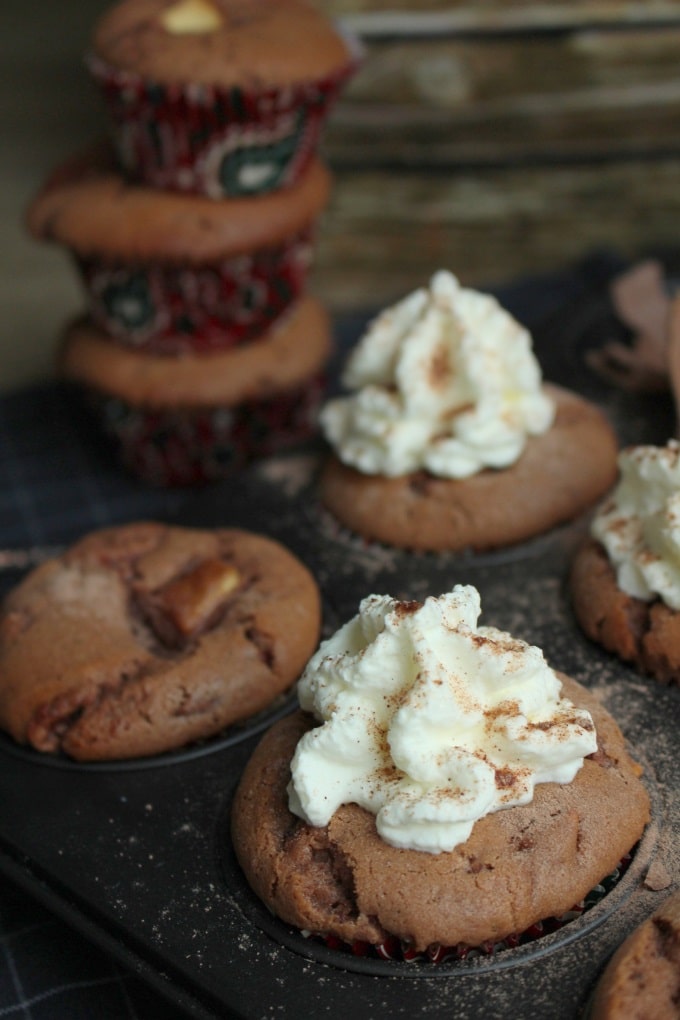 Schoko-Apfel-Muffins zum sofortigen Vernaschen für Groß und Klein